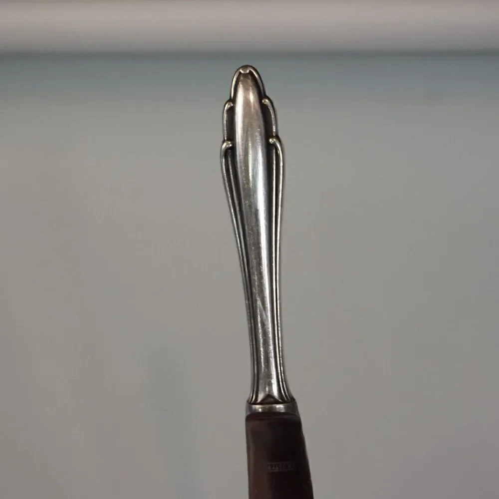 Vintage Gowe Wellner German Sliver Plate Knife Marke GW Gowe 90 18